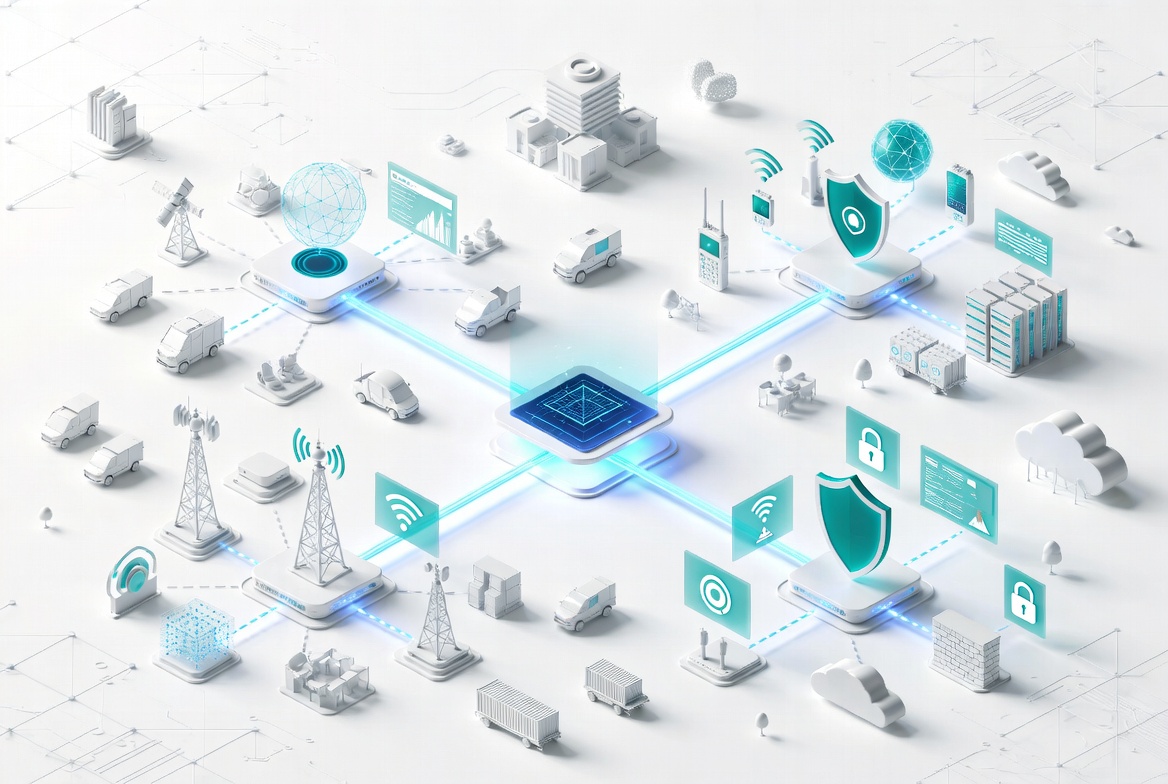 Connected infrastructure visual